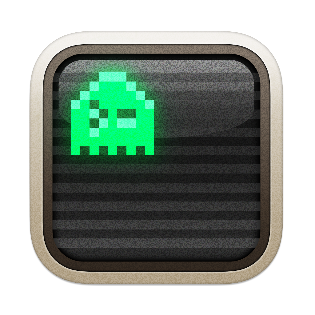 Retro Ghostty icon
